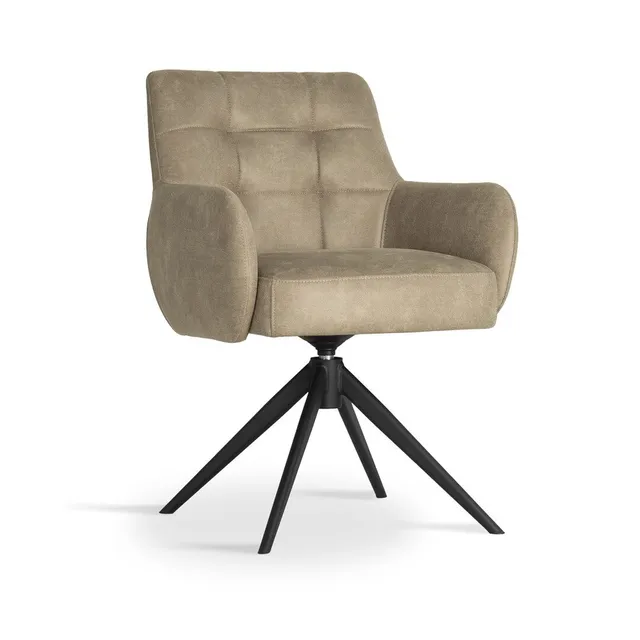 atreve-matero-fauteuil-pivotant-cappuccino-bull10 image 1