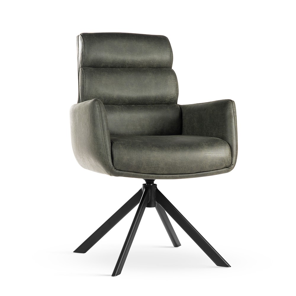 atreve-cipher-fauteuil-pivotant-vert-bull156 image 1