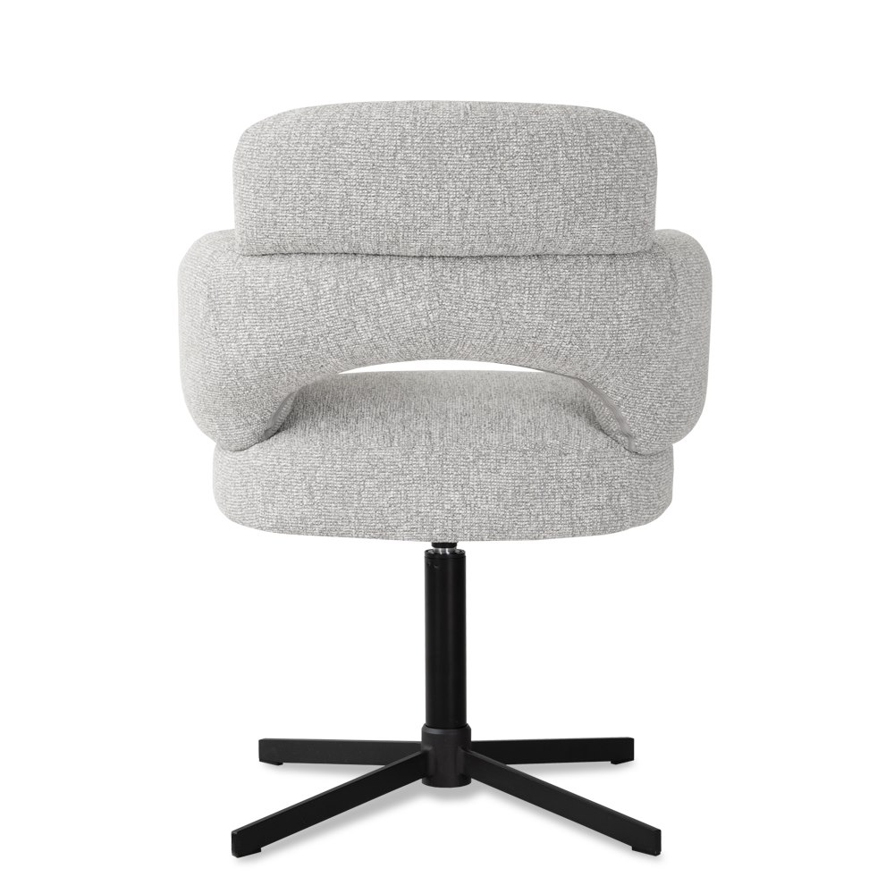 atreve-leto-lodge84-chaise-pivotante-gris-noir-tissu image 4