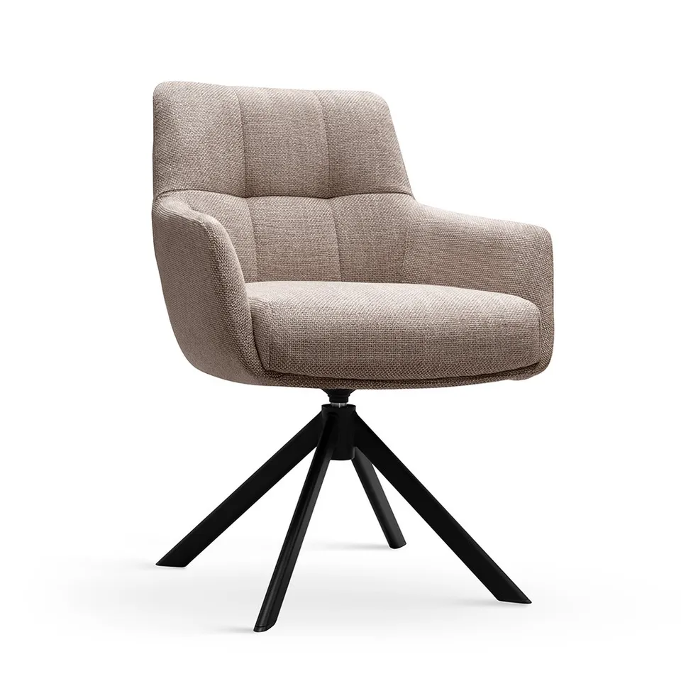 atreve-mirage-chaise-pivotante-truffe-tissu-vogar052 image 1