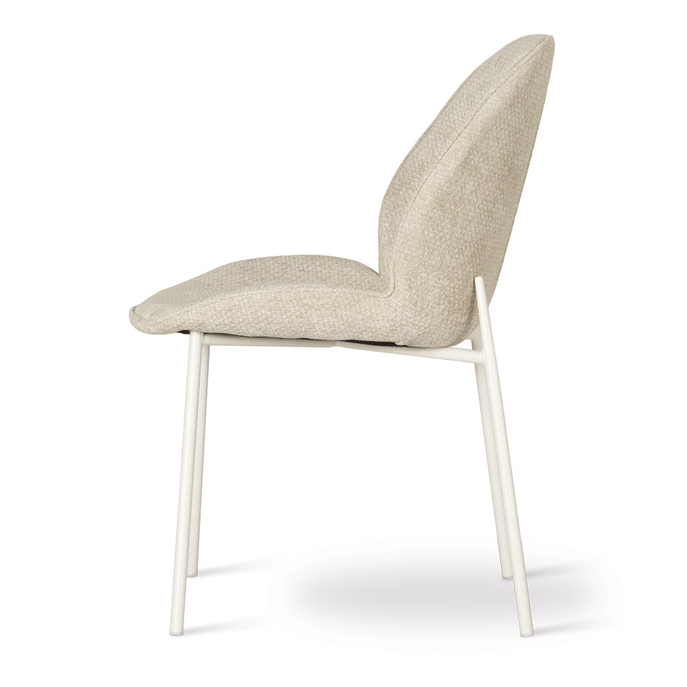 atreve-trend-chaise-beige-pied-blanc-m-tal image 3