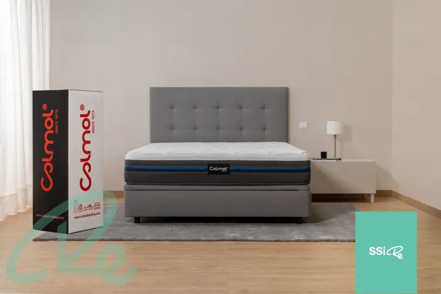 colmol-matelas-ssi-coolgel-28cm-ressorts-ensach-s-frais image 1
