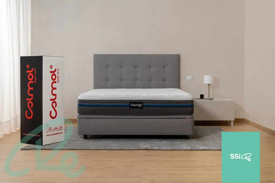 colmol-matelas-ssi-coolgel-28cm-ressorts-ensach-s-frais image 1