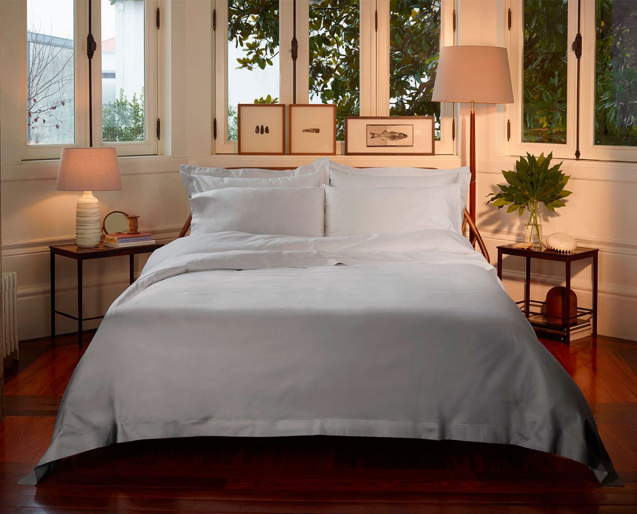 colmol-percale-400-fils-parure-draps-140x200-blanc-coton image 2