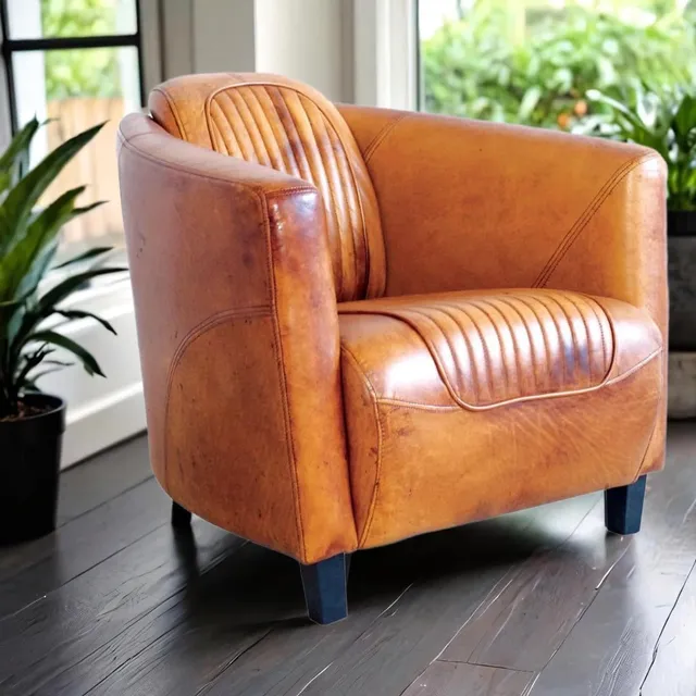 hemisphere-sud-aviateur-fauteuil-salon-vintage image 1