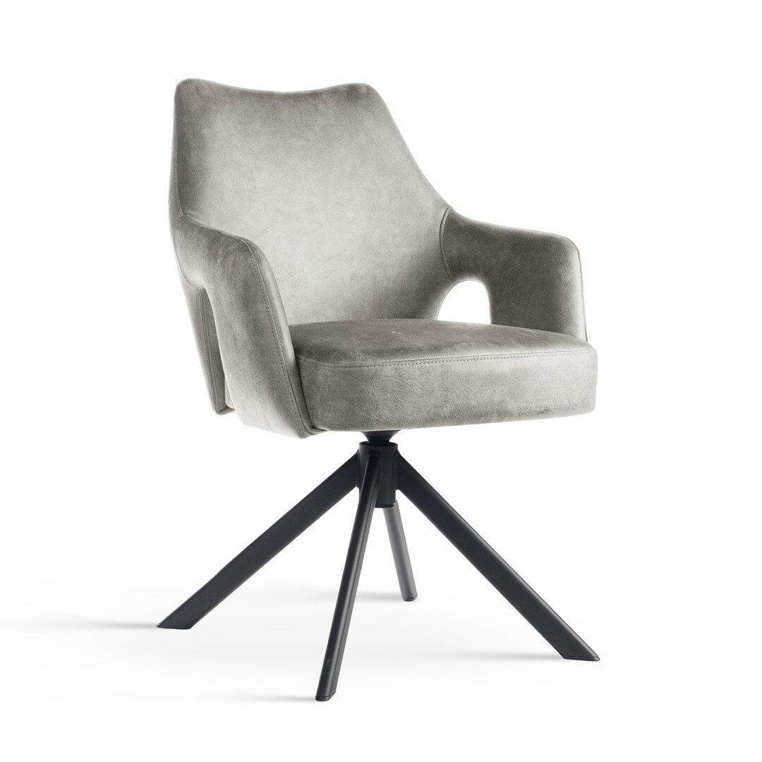 atreve-vesper-chaise-pivotante-gris-bull84 image 1