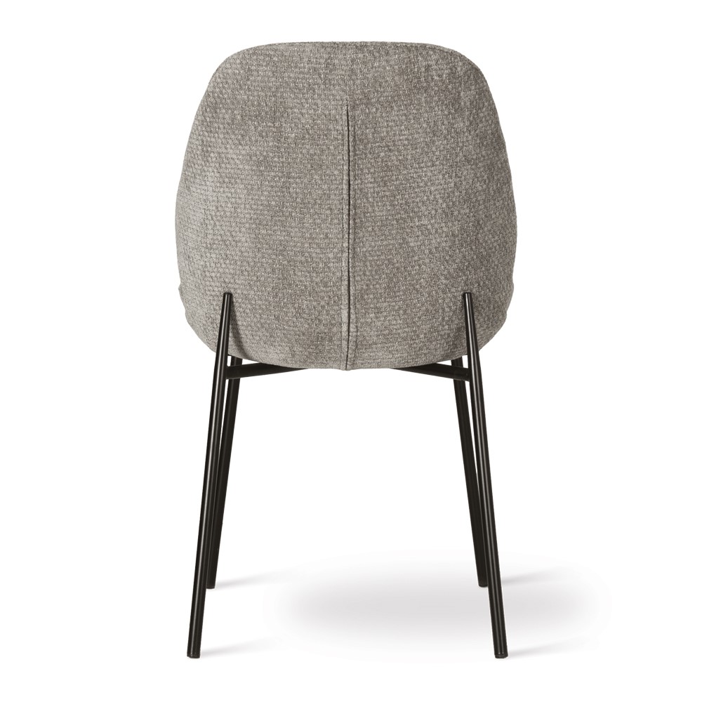 atreve-trend-chaise-cuisine-grise-pied-noir-m-tal image 4