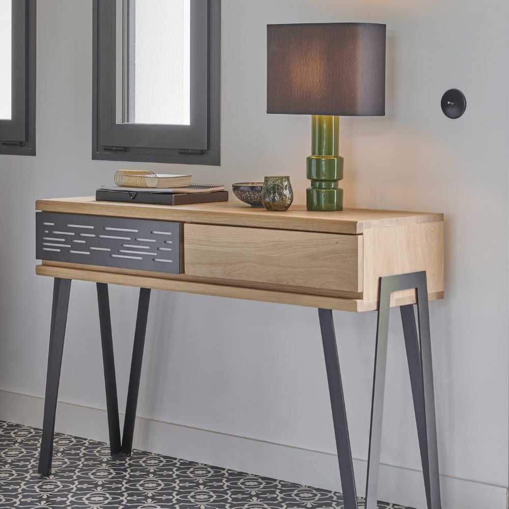 hemisph-re-sud-edimbourg-console-2-tiroirs-entr-e image 1