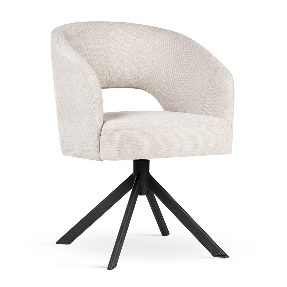 atreve-ines-supreme-chaise-pivotante-salon-tissu image 1