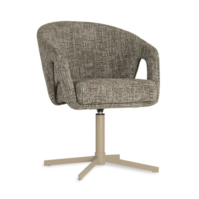 atreve-lardos-chaise-pivotante-acier-mousse-ressorts image 1