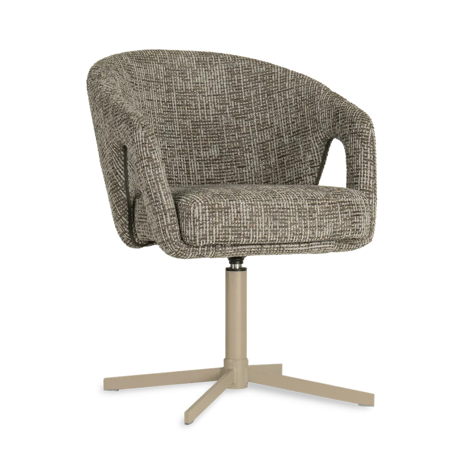 atreve-lardos-chaise-pivotante-acier-mousse-ressorts image 1