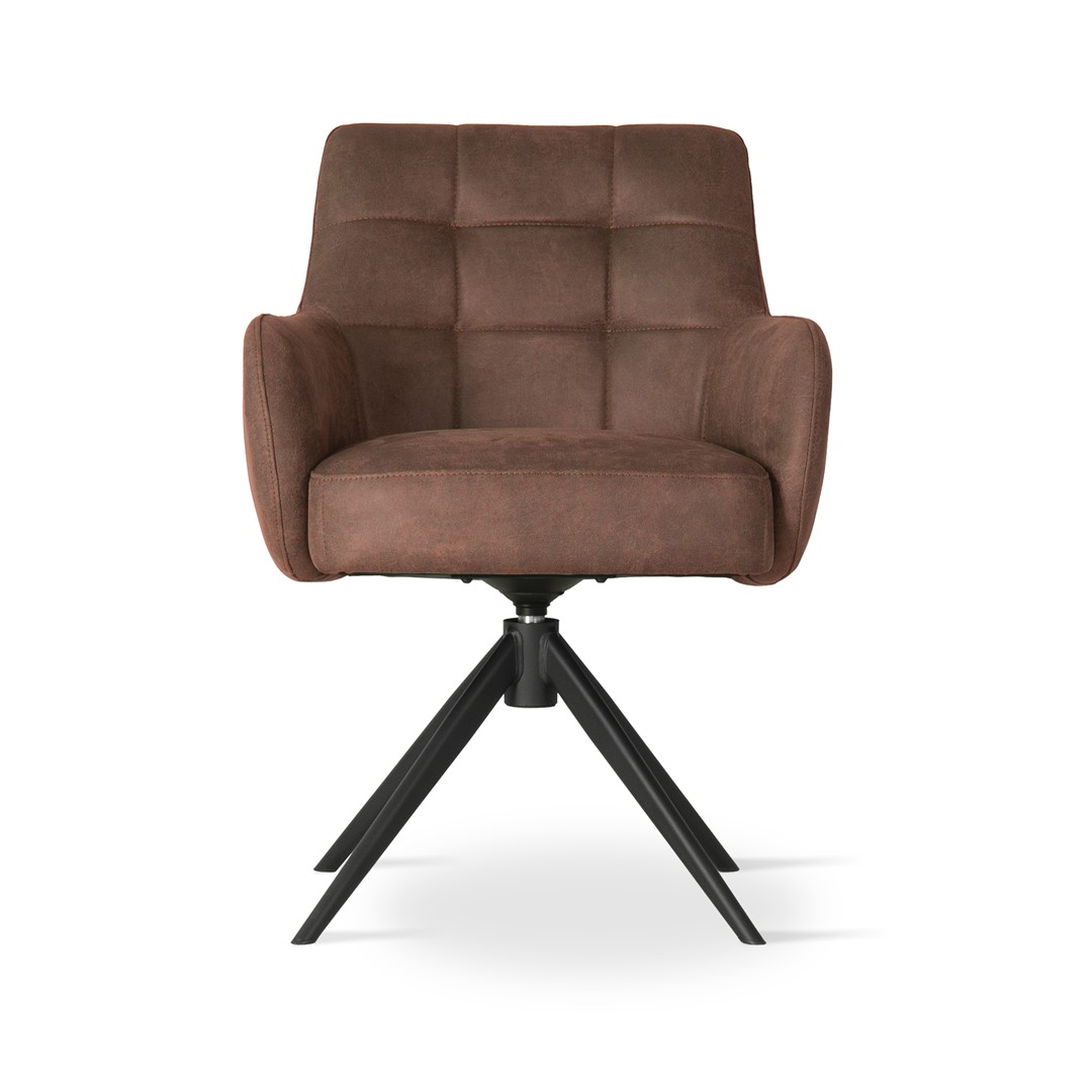 atreve-matero-chaise-pivotante-marron-bull111 image 2