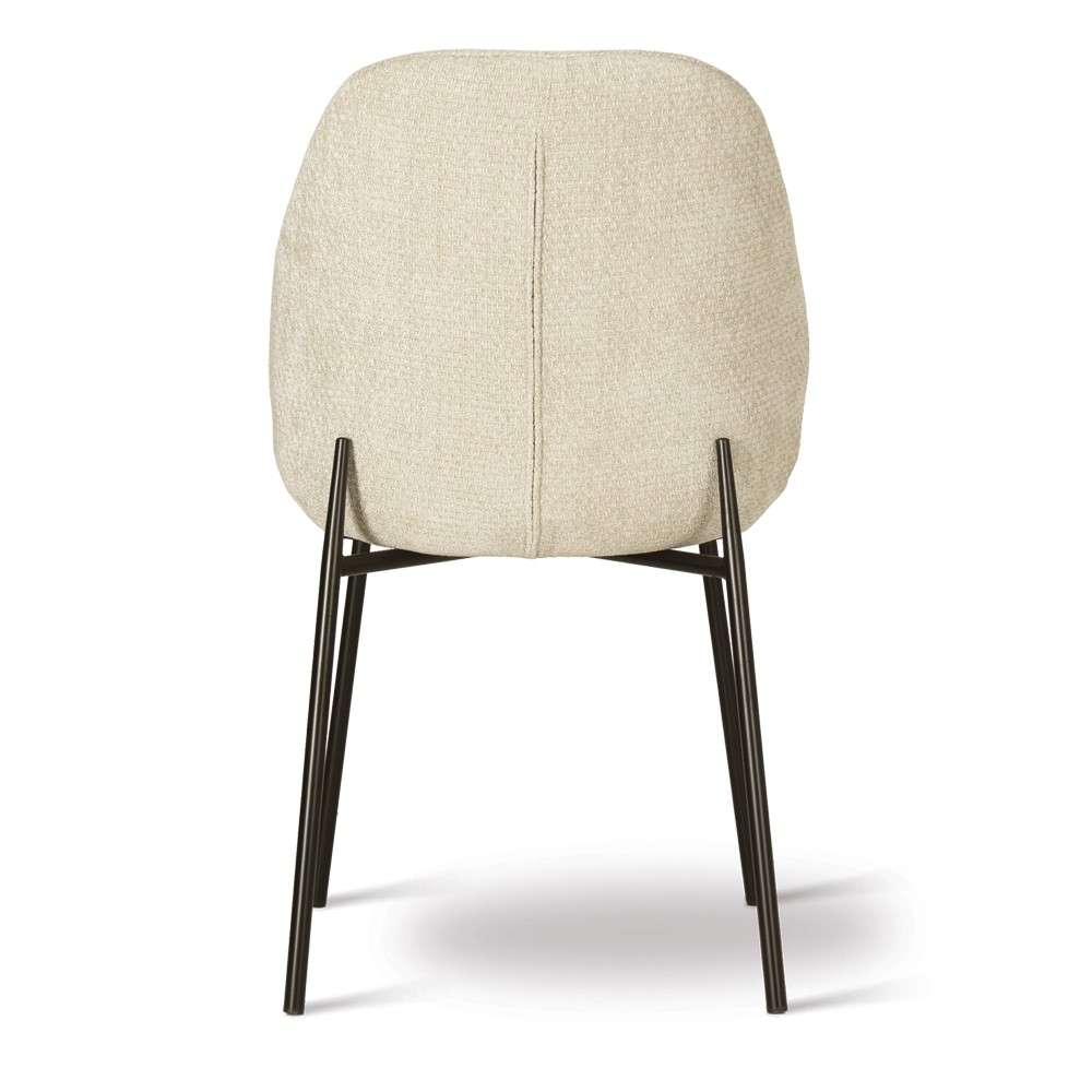 atreve-trend-chaise-cuisine-beige-pieds-noirs-mousse image 4