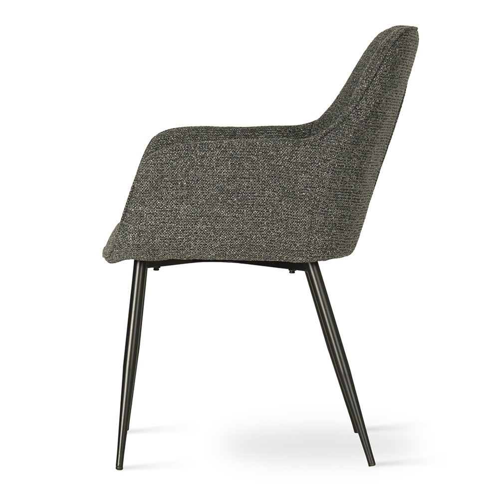atreve-nano-chaise-cuisine-grise-pied-noir-m-tal image 3
