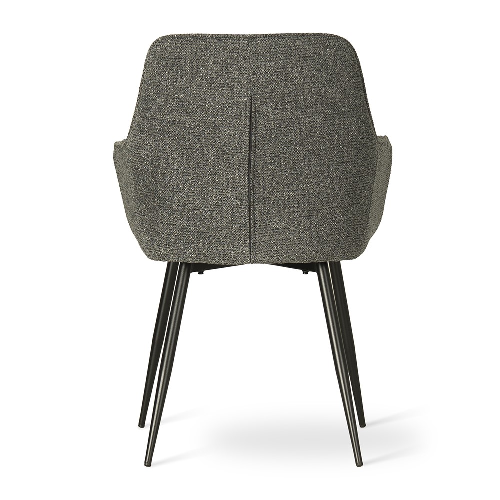 atreve-nano-chaise-cuisine-grise-pied-noir-m-tal image 4