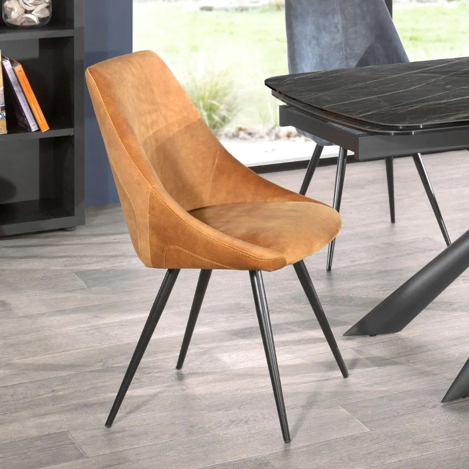 hemisphere-sud-xena-chaise-tissu-salle-manger image 1