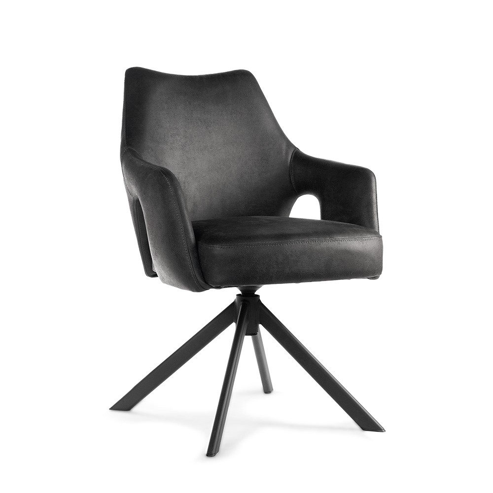 atreve-vesper-anthracite-black-bull67-fauteuil-pivotant-anthracite image 1