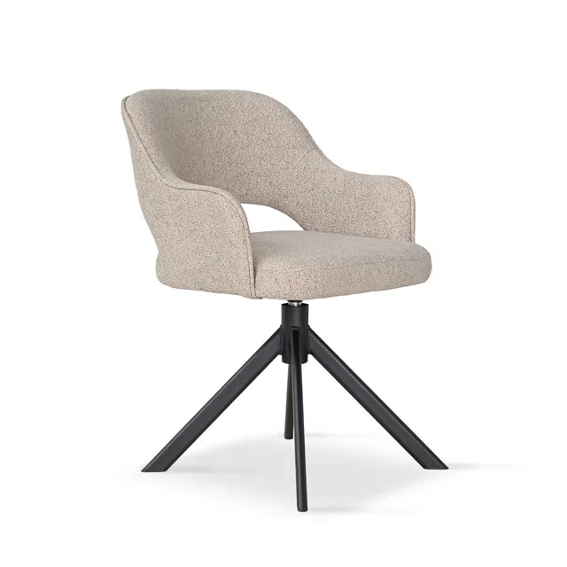 atreve-mercy-twist-chaise-pivotante-salon-tissu image 1