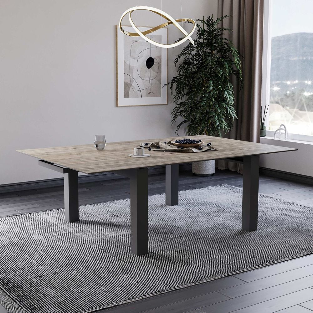 hemisphere-sud-hedda-table-repas-carree-ceramique-extensible image 2