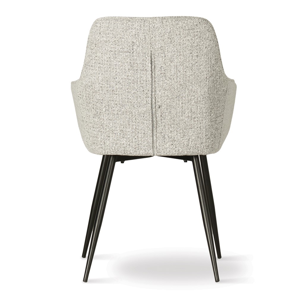 atreve-nano-chaise-cuisine-gris-clair-pied-noir image 4