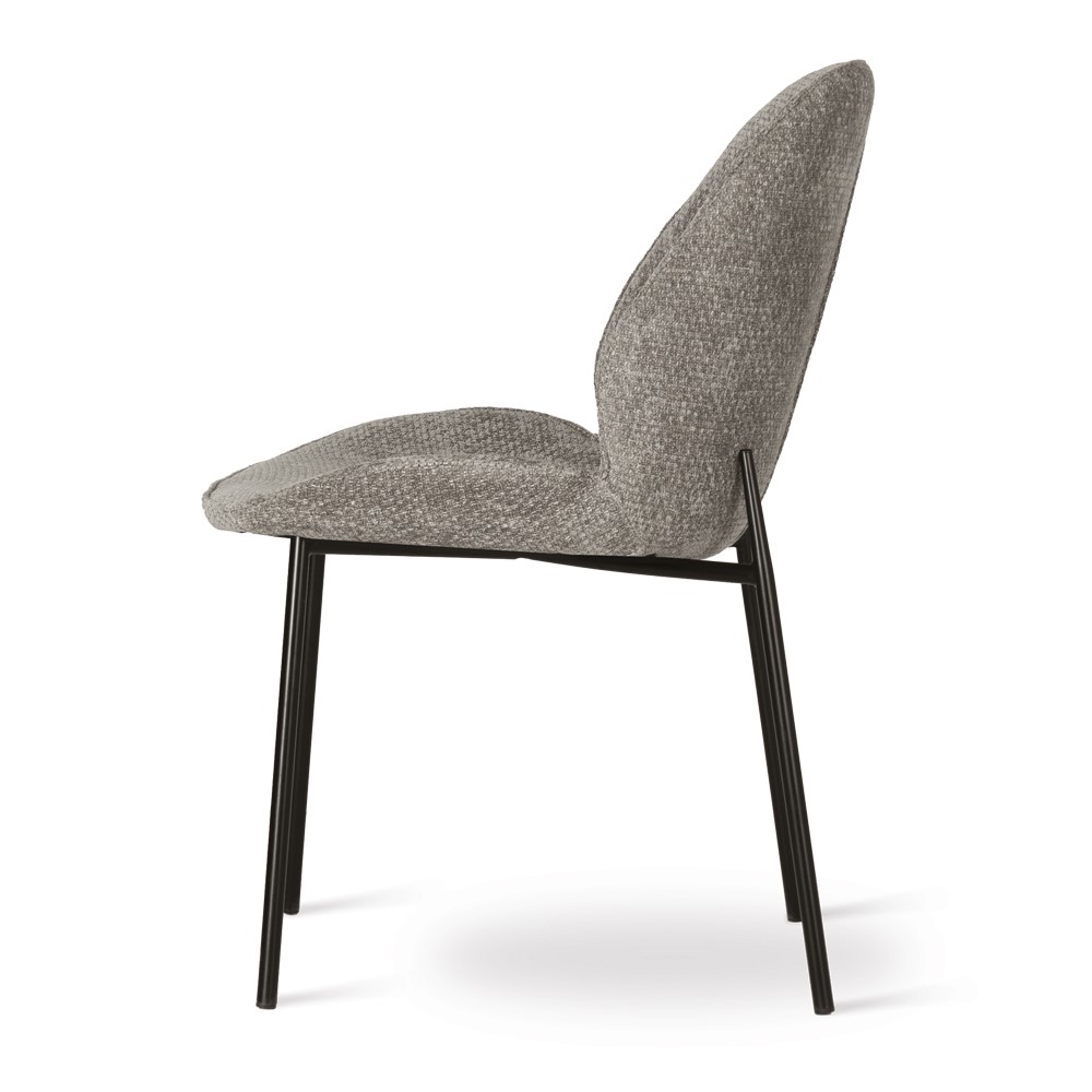 atreve-trend-chaise-cuisine-grise-pied-noir-m-tal image 3