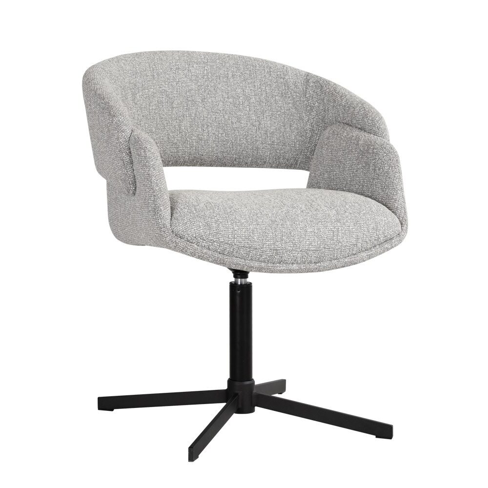 atreve-big-froyd-chaise-pivotante-gris-noir image 1