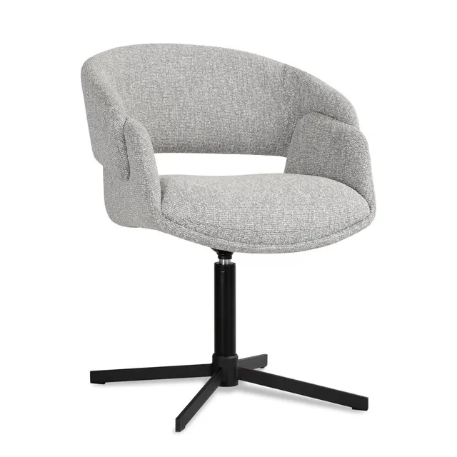 atreve-froyd-chaise-pivotante-gris-noir-lodge84 image 1