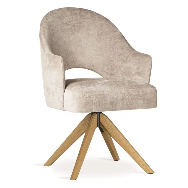 atreve-goda-supreme-wood-chaise-pivotante-bois-m-tal image 1