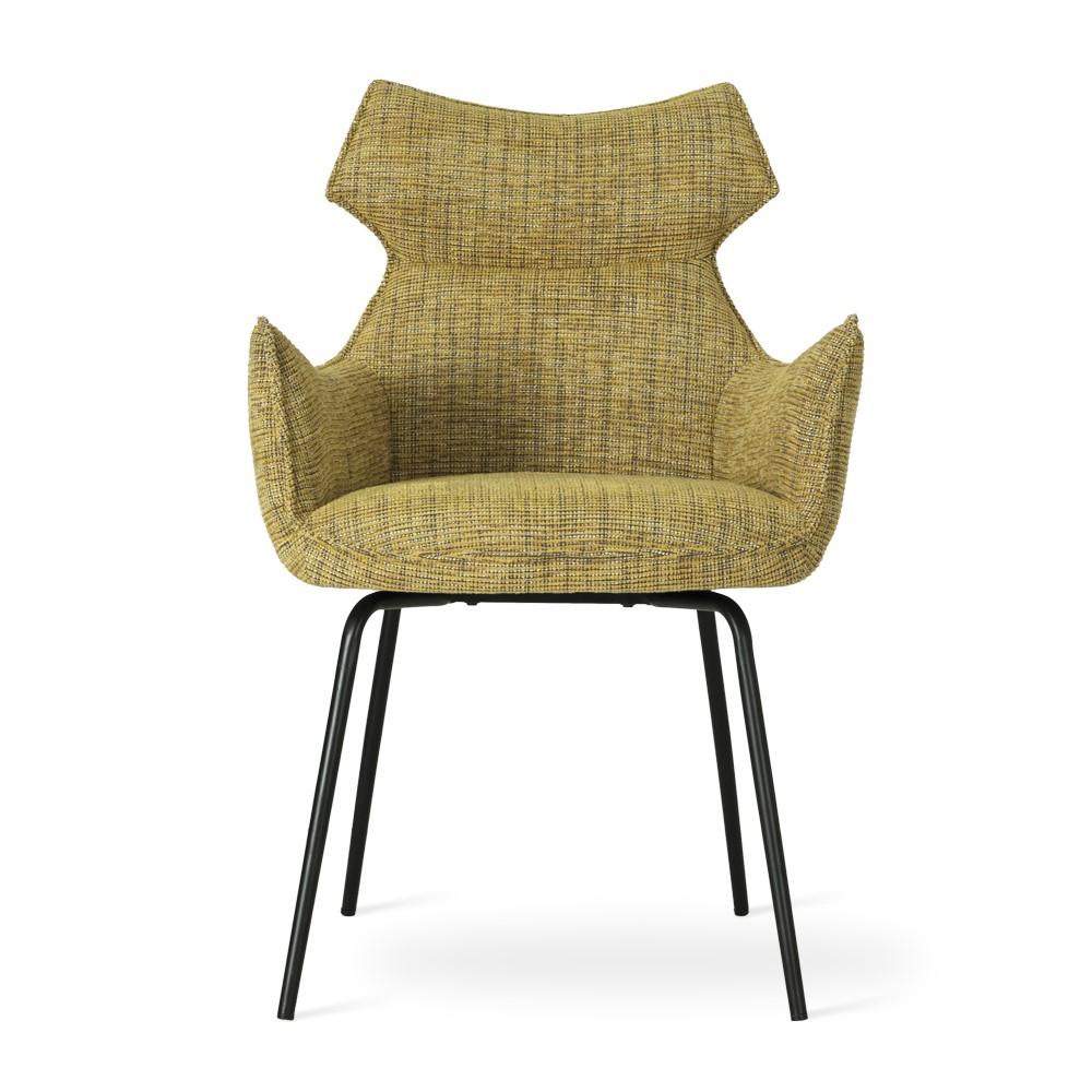 atreve-butaro-chaise-cuisine-moutarde-pieds-noirs-mousse image 2