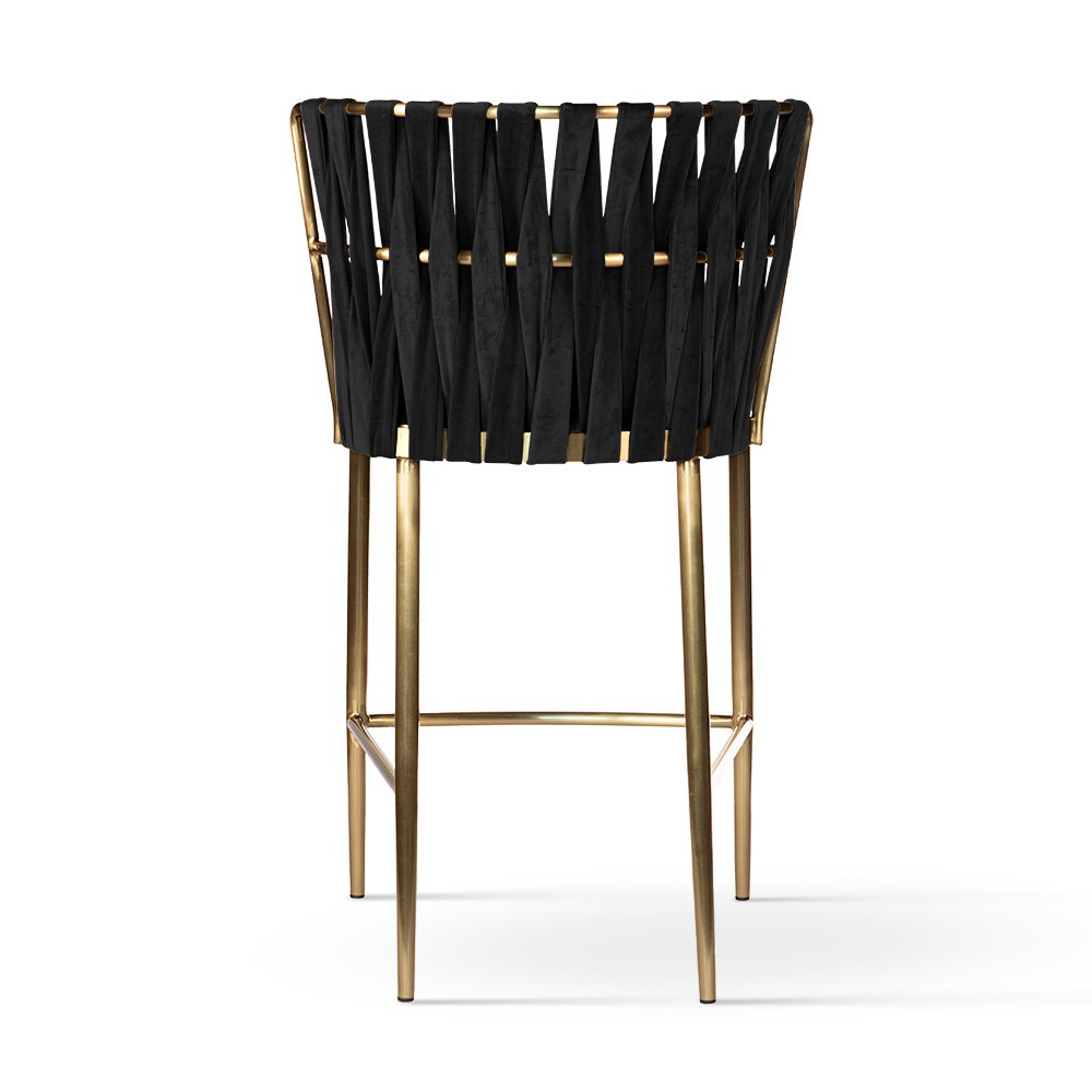 atreve-hordia-60-tabouret-de-bar-noir-pied-dor-2 image 3