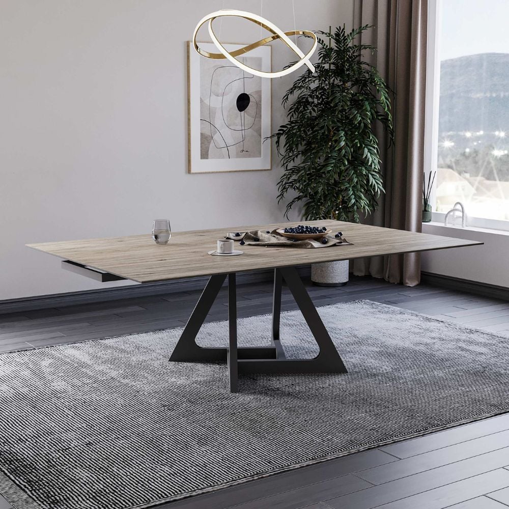 hemisphere-sud-hedda-table-repas-carree-ceramique-extensible image 1