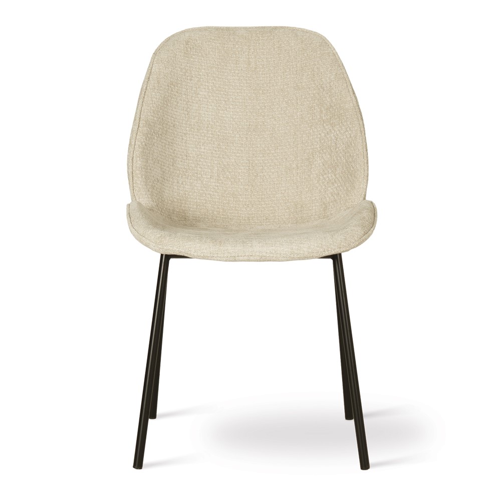 atreve-trend-chaise-cuisine-beige-pieds-noirs-mousse image 2