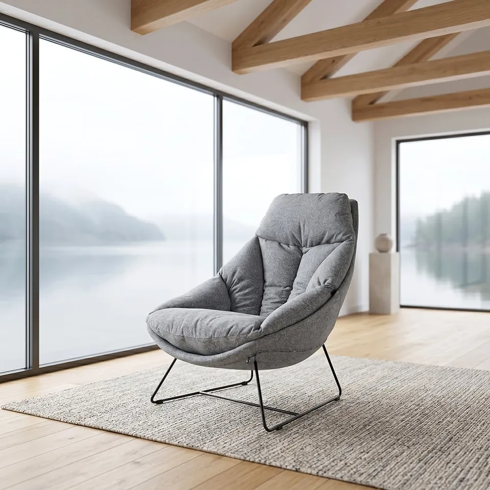 hemisphere-sud-emeric-fauteuil-lounge-tissu-gris-sejour image 1
