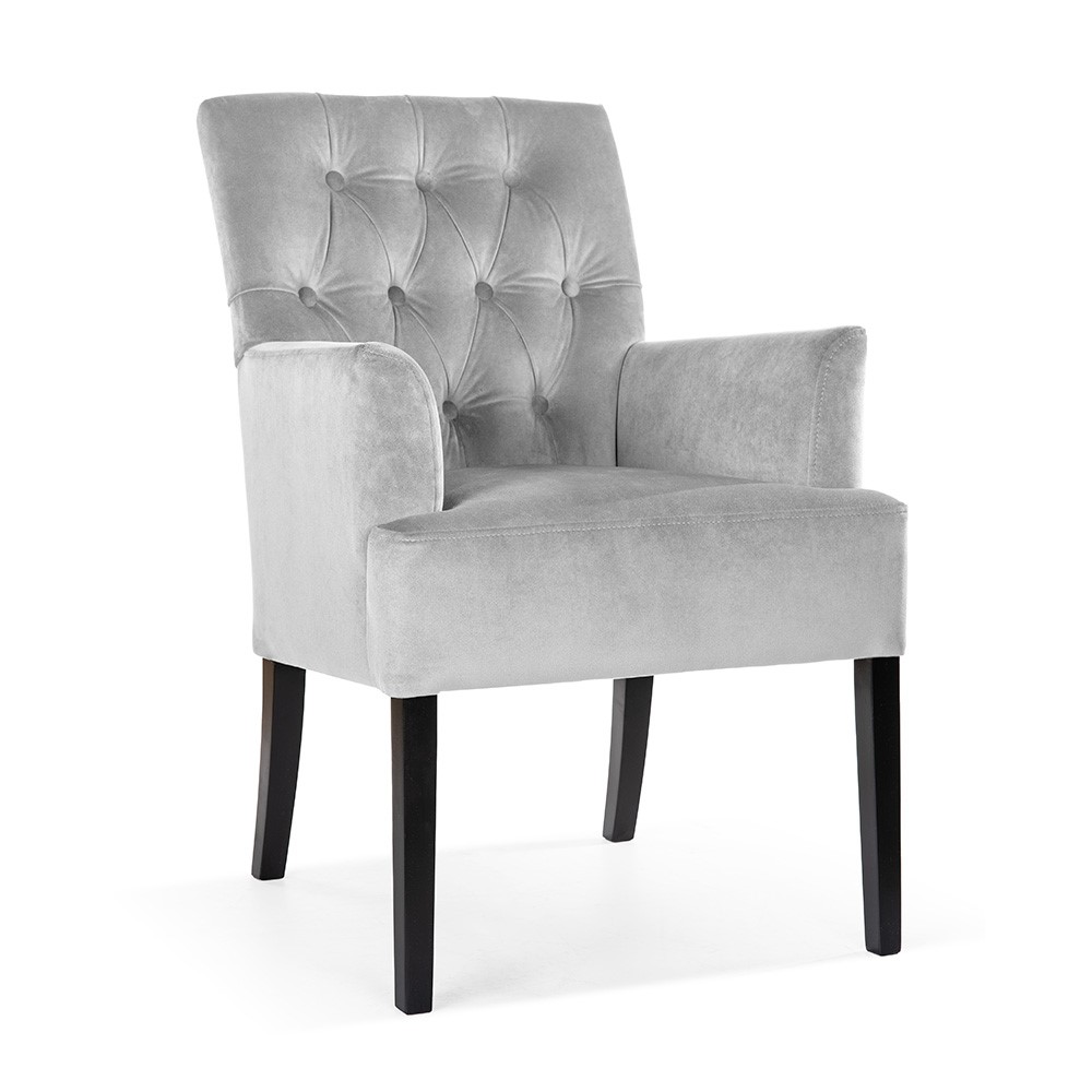 atreve-gala-chaise-cuisine-capitonn-e-avec-accoudoirs image 1