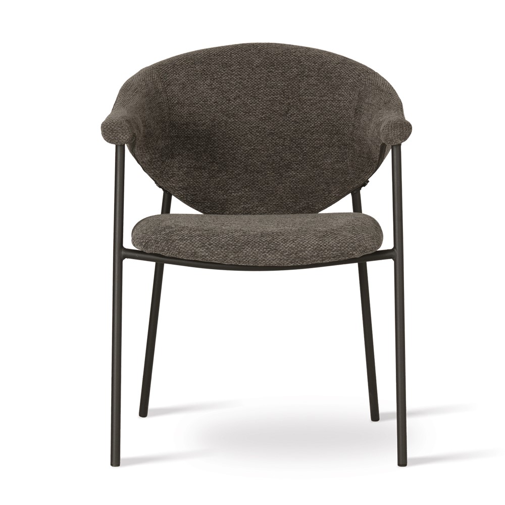 atreve-noti-chaise-cuisine-gris-fonc-pied-noir image 2