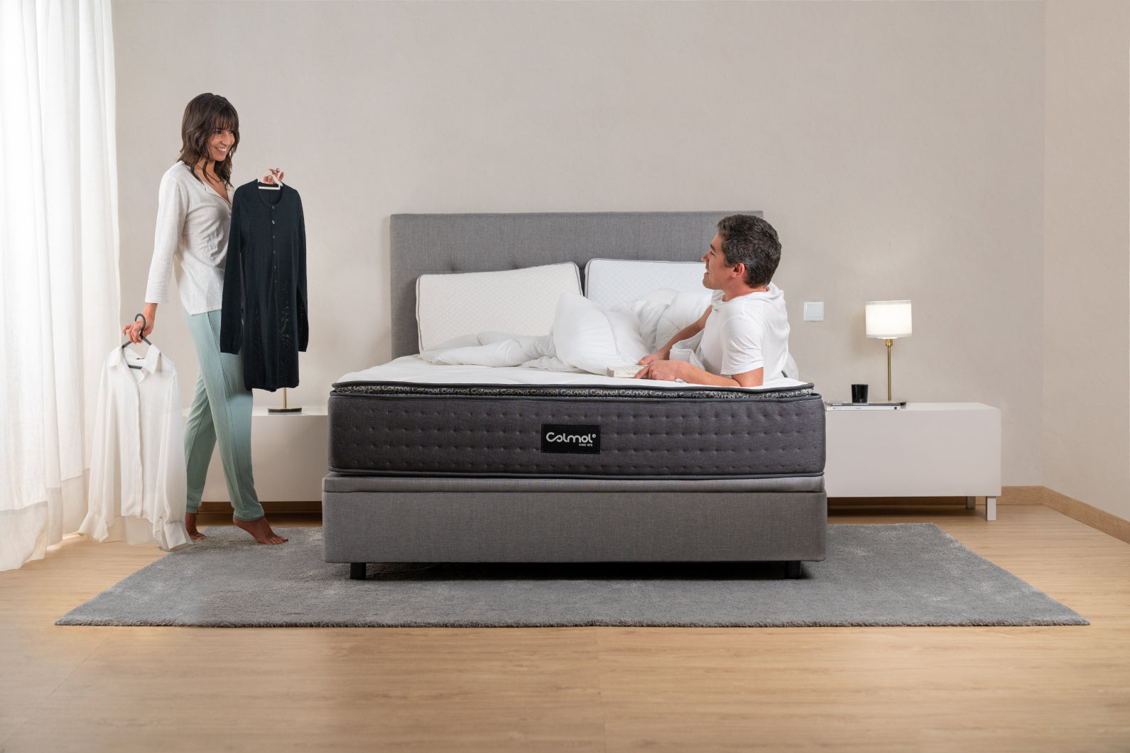 colmol-matelas-spa-air-ice-30cm-ressorts-tissu-frais image 2