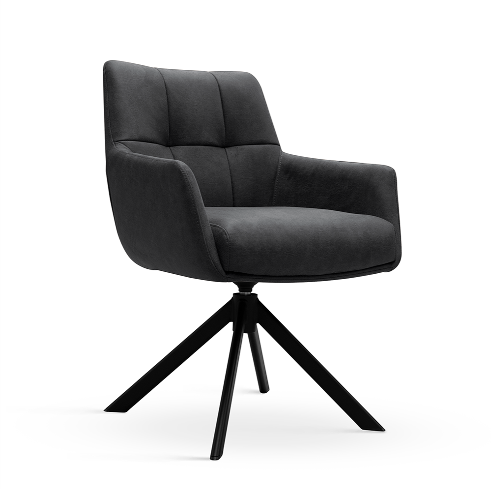 atreve-mirage-anthracite-black-bull67-fauteuil-pivotant image 1