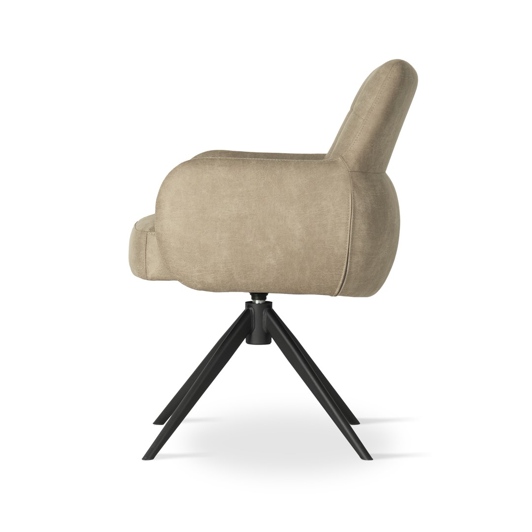 atreve-matero-fauteuil-pivotant-cappuccino-bull10 image 3