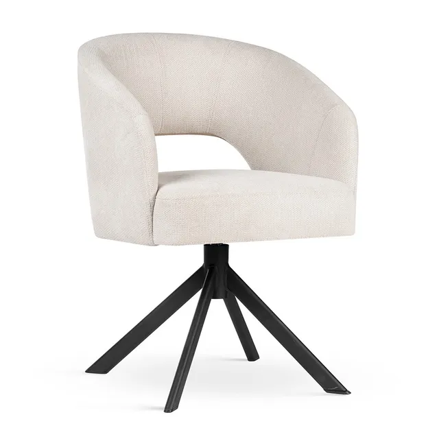 atreve-ines-supreme-chaise-pivotante-salon-tissu image 1