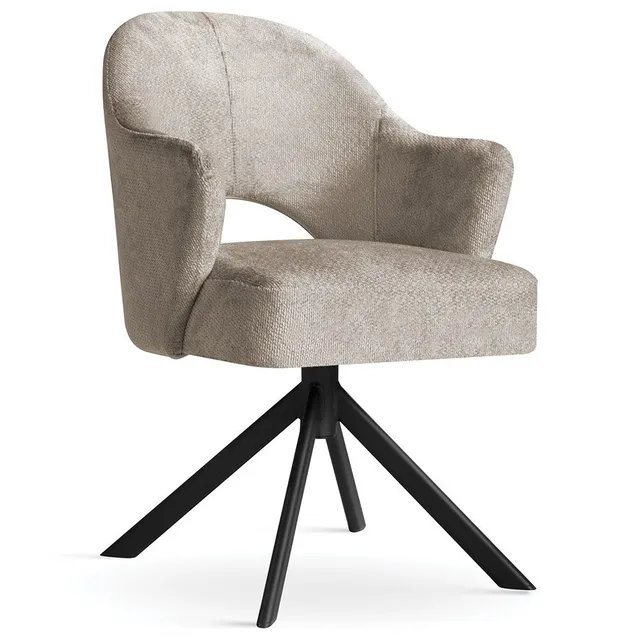 atreve-bjorg-supreme-chaise-pivotante-m-tal-mousse image 1