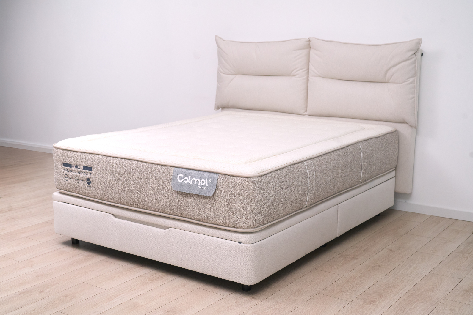 colmol-t-te-de-lit-quadrato-160x120-cm-beige image 2
