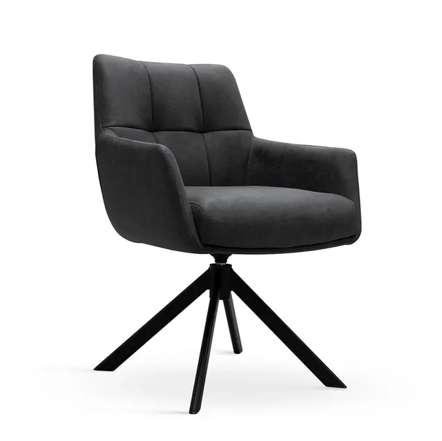 atreve-mirage-anthracite-black-bull67-fauteuil-pivotant image 1
