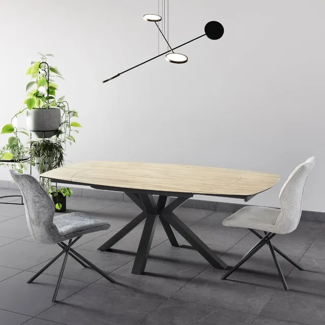 hemisph-re-sud-omega-table-ovale-extensible image 1