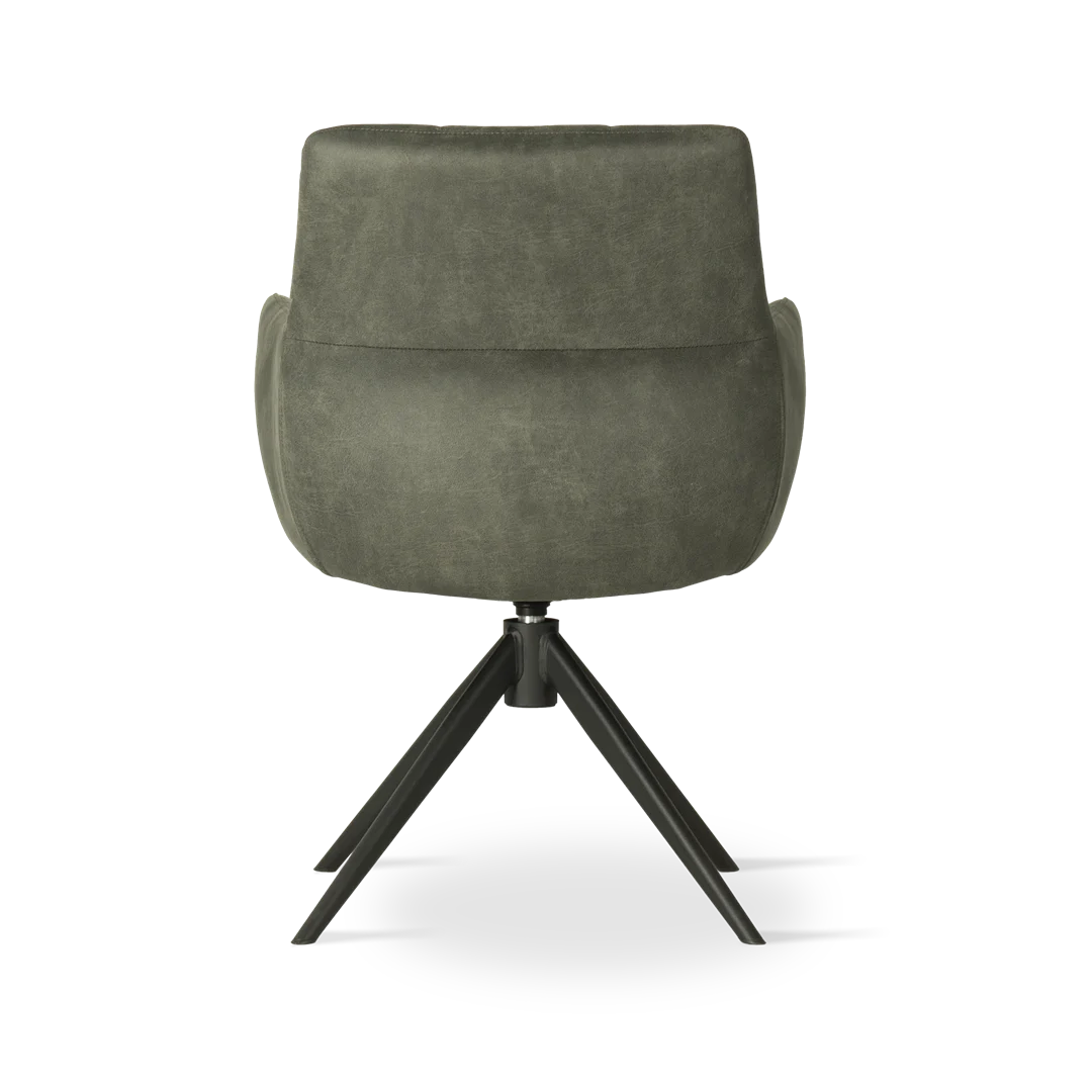 atreve-matero-chaise-pivotante-vert-noir-bull156-tissu image 4