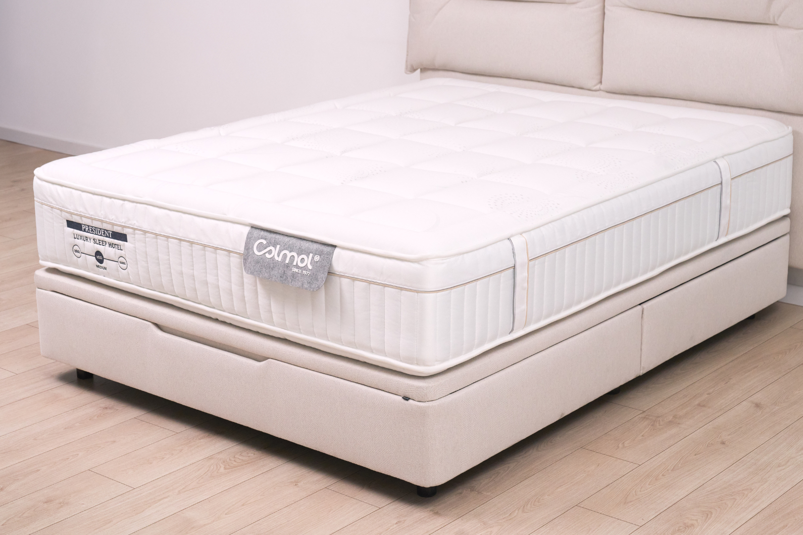 colmol-tidy-sommier-coffre-140x190-cm-gris-fonc image 2