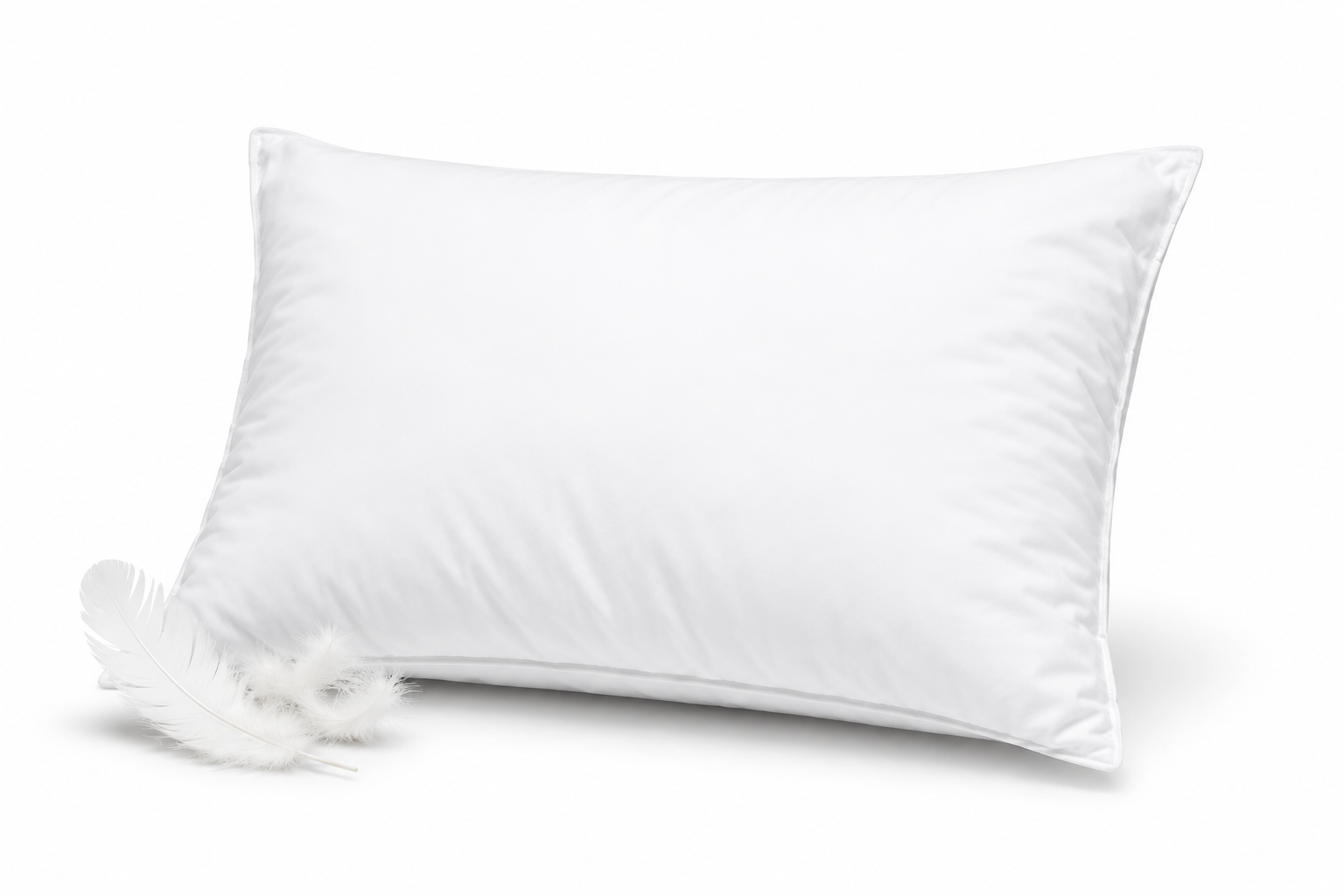 colmol-coussins-oreiller-en-plume-70x50cm-respirant image 1