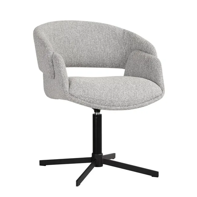 atreve-big-froyd-chaise-pivotante-gris-noir image 1