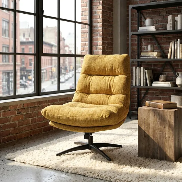 hemisphere-sud-bertille-fauteuil-pivotant-tissu-salon image 1