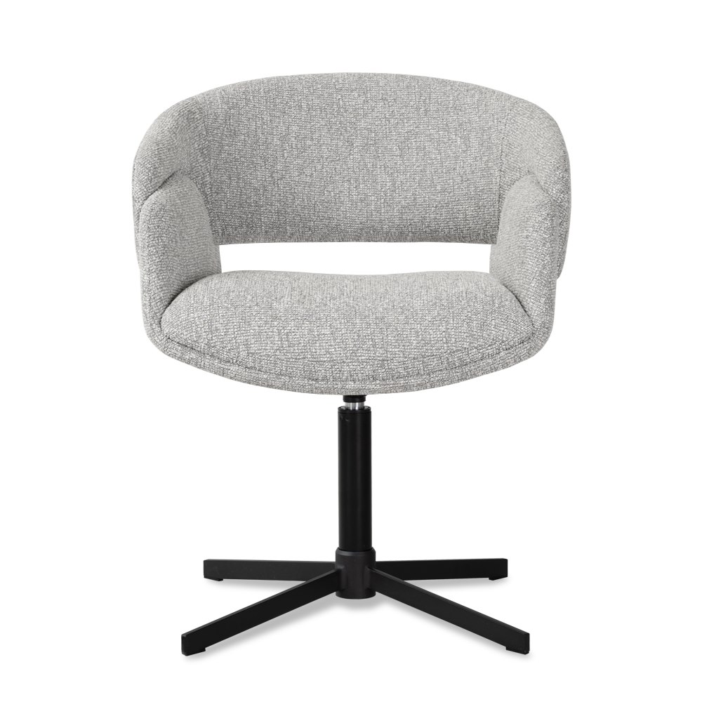 atreve-big-froyd-chaise-pivotante-gris-noir image 2