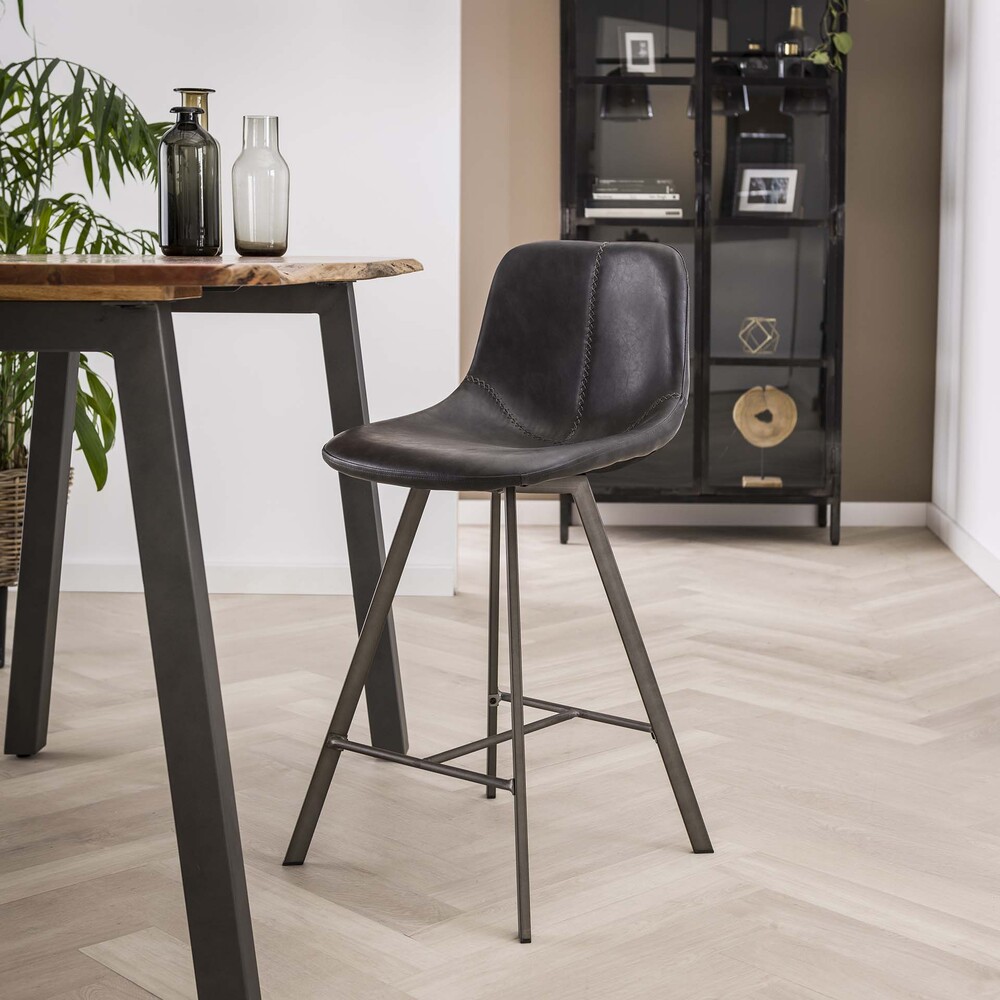 hemisphere-sud-zig-zag-tabouret-haut-snack-similicuir image 3